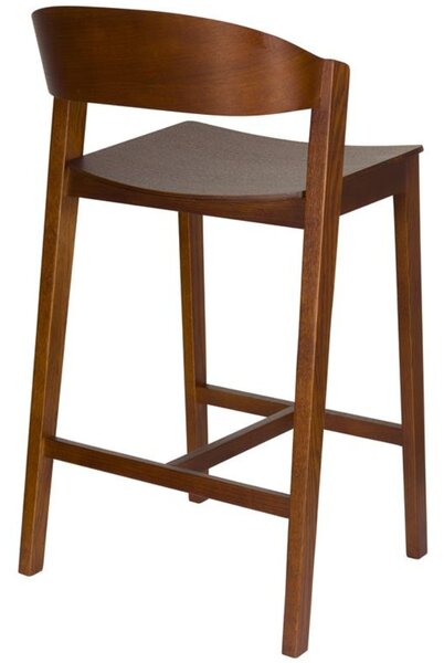 Housecraft Living Hnědá dubová barová židle Wooz 65 cm