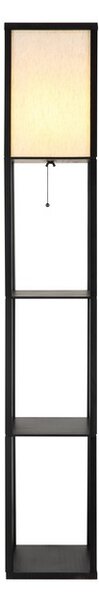 Stojací lampa 1x E27 čierna, prírodná IP20 GLOBO lighting TABITHA 58611S