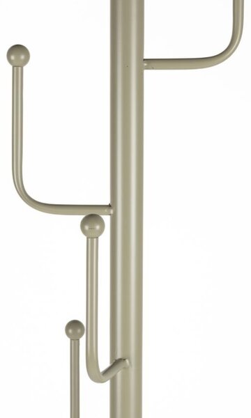 Housecraft Living Béžový kovový stojací věšák Baz 178 cm s mramorovou podstavou