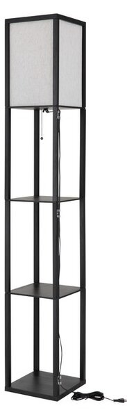 Stojací lampa 1x E27 čierna, prírodná IP20 GLOBO lighting TABITHA 58611S