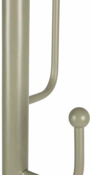 Housecraft Living Béžový kovový stojací věšák Baz 178 cm s mramorovou podstavou