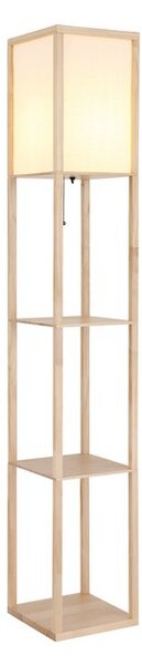 Stojací lampa 1x E27 dřevo, přírodní IP20 GLOBO lighting TABITHA 58611