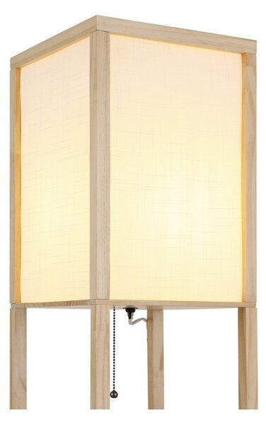 Stojací lampa 1x E27 dřevo, přírodní IP20 GLOBO lighting TABITHA 58611