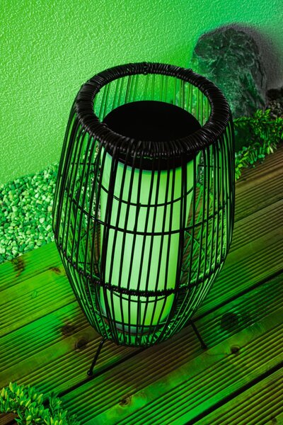 P 94754 Plug & Shine LED světelný objekt Smart Home Zigbee Basket IP44 RGBW 3,2W černá - PAULMANN