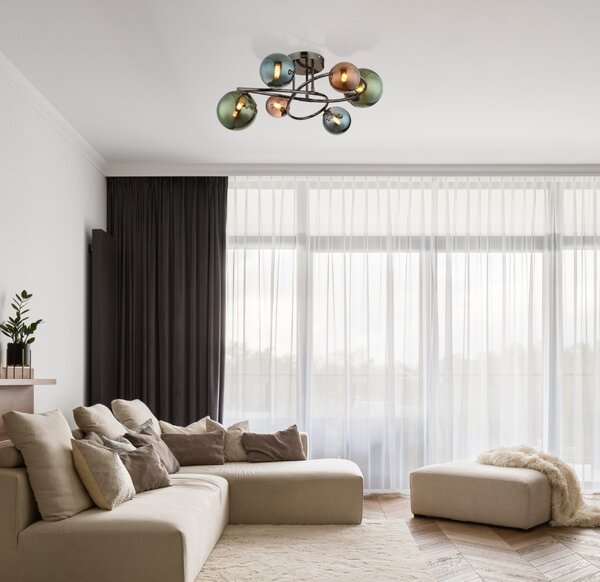 Stropní svítidlo 6x G9 3000K šedá IP20 GLOBO lighting RIHA 56142-6D