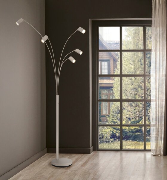 Stojací lampa 5x GU10 piesková IP20 GLOBO lighting ROBBY 57910-5SSA