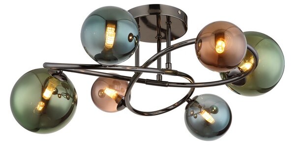 Stropní svítidlo 6x G9 3000K šedá IP20 GLOBO lighting RIHA 56142-6D