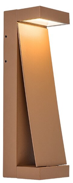 Venkovní nástěnné svítidlo LED 3000K hnědá IP65 Rabalux Bradu 77068