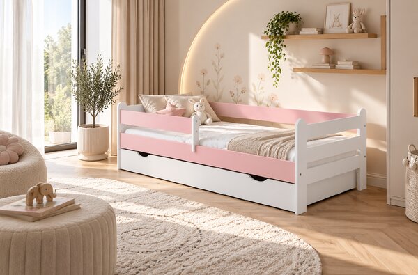 Dětská postel Rysio Velikost postele: 180x80, Barevné provedení: Modrá, Provedení postele: Bez šuplíku