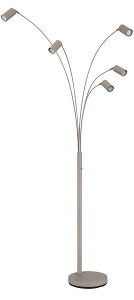 Stojací lampa 5x GU10 piesková IP20 GLOBO lighting ROBBY 57910-5SSA