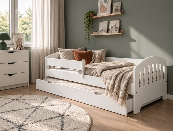 Dětská postel Klasik Velikost postele: 180x80, Barevné provedení: Dub, Provedení postele: Bez šuplíku