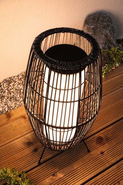 P 94754 Plug & Shine LED světelný objekt Smart Home Zigbee Basket IP44 RGBW 3,2W černá - PAULMANN