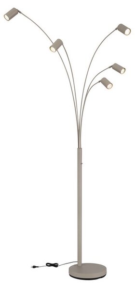 Stojací lampa 5x GU10 piesková IP20 GLOBO lighting ROBBY 57910-5SSA