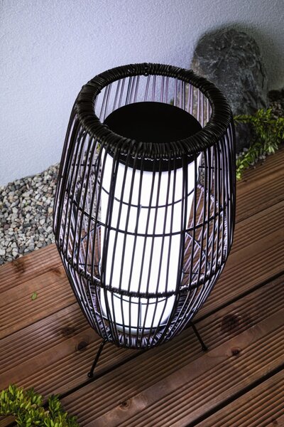 P 94754 Plug & Shine LED světelný objekt Smart Home Zigbee Basket IP44 RGBW 3,2W černá - PAULMANN