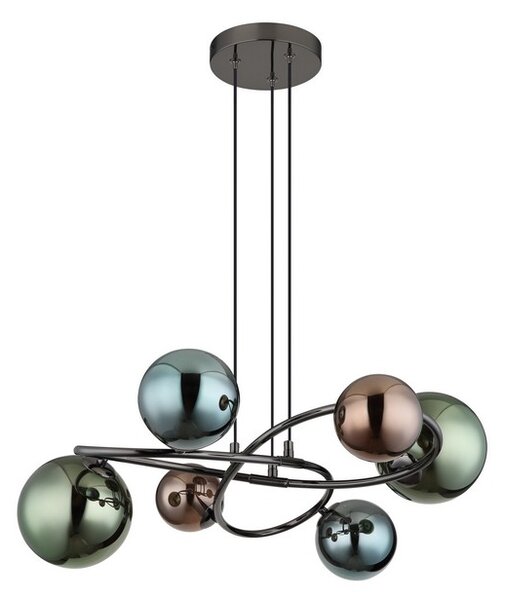 Závěsné svítidlo 6x G9 3000K šedá IP20 GLOBO lighting RIHA 56142-6H