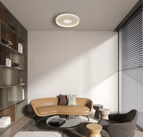 Stropní svítidlo LED 2700–6500K piesková IP20 GLOBO lighting SHIRLEY 48563-30S