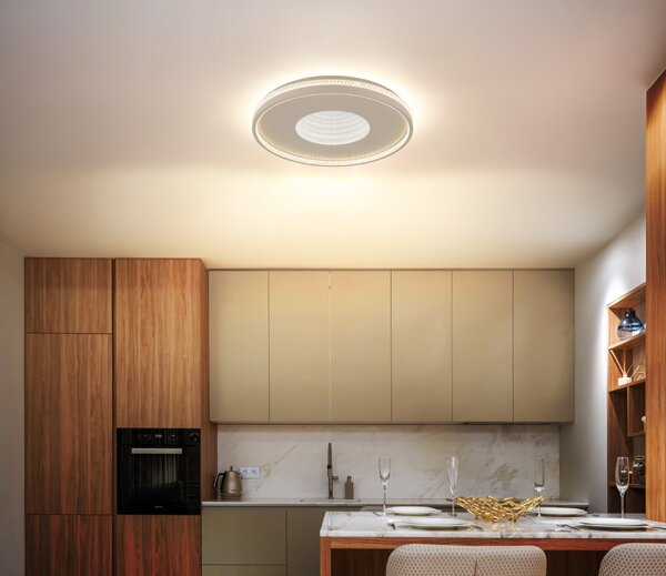 Stropní svítidlo LED 2700–6500K piesková IP20 GLOBO lighting SHIRLEY 48563-40S