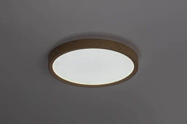 Venkovní stropní svítidlo LED 3000 / 4000 / 6000K imitácia dreva IP44 Rabalux Maurec 75082
