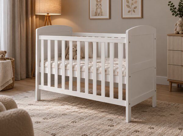 Dětská postýlka Mini Philip 120 x 60 cm Úložný prostor k postýlce: Jeden šuplík na kolečkách