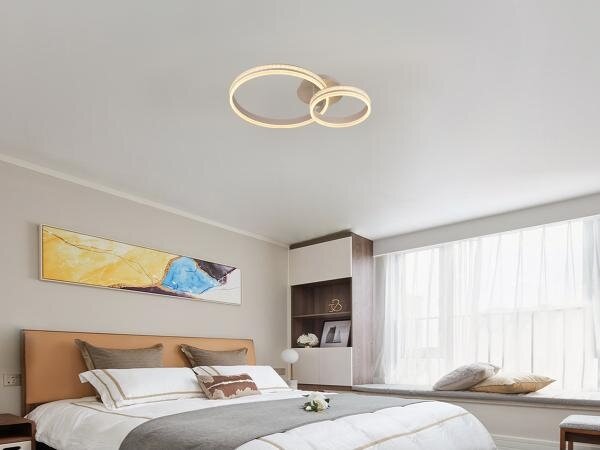 LED Stmívatelný přisazený lustr LED/110W/230V 3000-6500K + dálkové ovládání