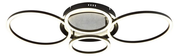 Stropní svítidlo LED 4000K čierna matná IP20 GLOBO lighting ALVIS 48477-40C