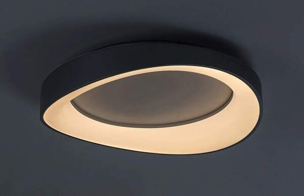 Rabalux 71054 ILIANA - LED moderní svítidlo ve stříbrné barvě, Ø 52cm, 56W, 3000K (Přisazené stropní kulaté svítidlo)