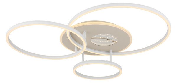 Stropní svítidlo LED 2700–6500K písková, bílá IP20 GLOBO lighting INVERTINA 48466B-40 časovač