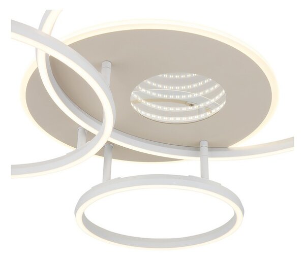 Stropní svítidlo LED 2700–6500K písková, bílá IP20 GLOBO lighting INVERTINA 48466B-40 časovač