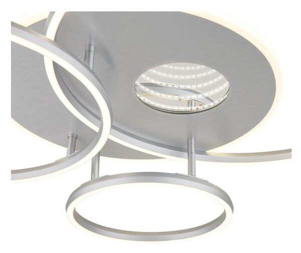 Stropní svítidlo LED 2700–6500K strieborná IP20 GLOBO lighting INVERTINA 48466-54A časovač