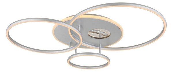 Stropní svítidlo LED 2700–6500K strieborná IP20 GLOBO lighting INVERTINA 48466-54A časovač
