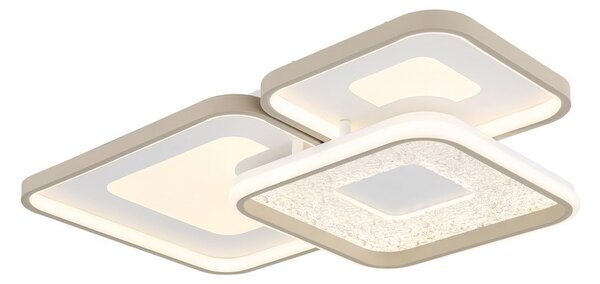 Stropní svítidlo LED 2700–6000K piesková IP20 GLOBO lighting MOSAIKO 48097-62