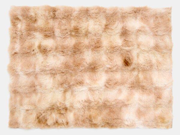 Sinsay - Kožešinový kobereček ve stylu tie dye - béžová