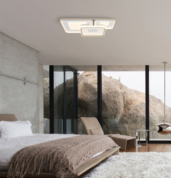 Stropní svítidlo LED 2700–6000K piesková IP20 GLOBO lighting MOSAIKO 48097-62