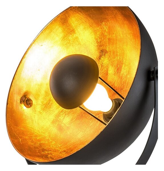Stojací lampa 1x E27 čierna, zlatá IP20 GLOBO lighting BOWY 40150145X