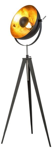 Stojací lampa 1x E27 čierna, zlatá IP20 GLOBO lighting BOWY 40150145X