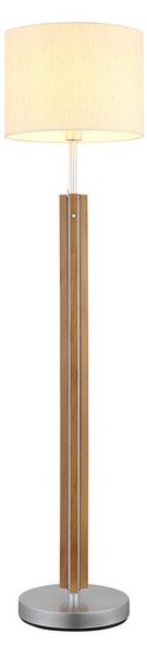 Stojací lampa 1x E27 hnědá, přírodní IP20 GLOBO lighting TAUGUS 41730246