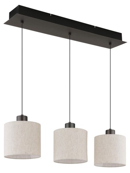 Závěsné svítidlo LED 3000K černý chrom, krémová IP20 GLOBO lighting THEA 31540308