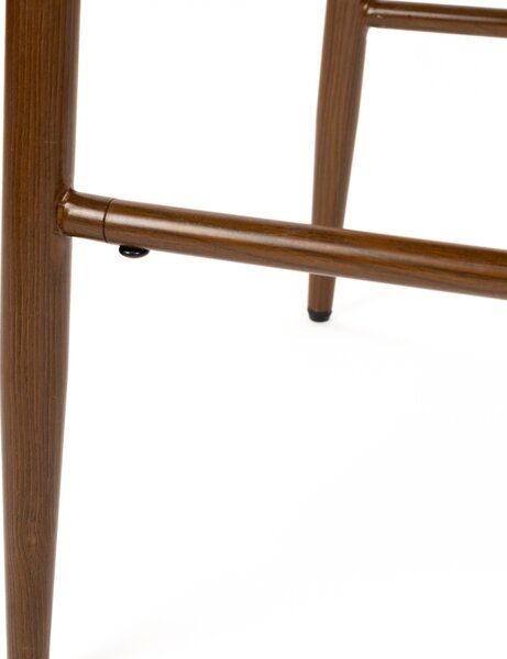 Housecraft Living Hnědá čalouněná barová židle NOOR 66 cm