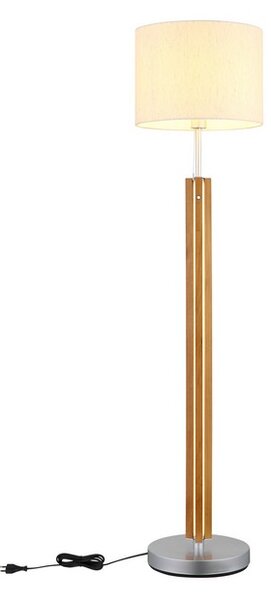 Stojací lampa 1x E27 hnědá, přírodní IP20 GLOBO lighting TAUGUS 41730246
