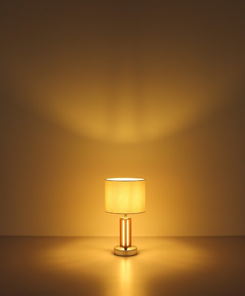 Stojací lampa 1x E27 hnědá, přírodní IP20 GLOBO lighting TAUGUS 41730246