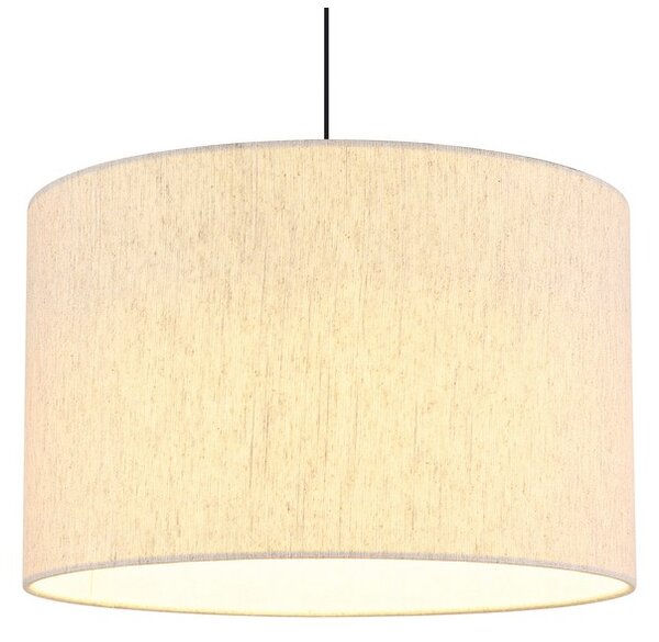 Závěsné svítidlo LED 3000K černý chrom, krémová IP20 GLOBO lighting THEA 31540108