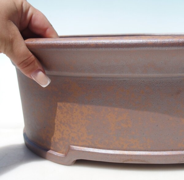 E-bonsai Miska 41,5 x 33 x 13,5 cm barva hnědá - POUZE OSOBNÍ ODBĚR nebo paletová přeprava