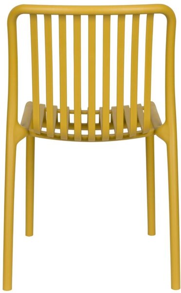 Housecraft Living Žlutá plastová zahradní židle Mante
