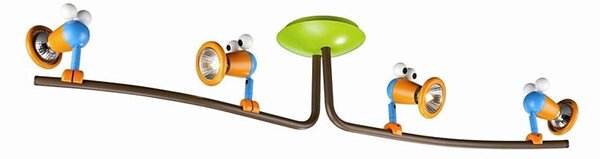 Philips Massive 56314/55/10 - Bodové svítidlo BIRDEY 4xGU10/50W