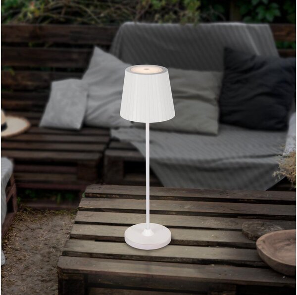 Eglo 75793 - LED Stm. venk. stolní lampa CABOZO LED/3,8W/5V 2000 mAh IP44 bílá