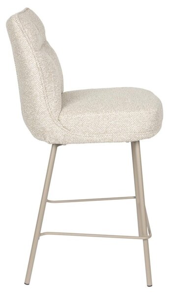 Housecraft Living Béžová čalouněná barová židle Jacques 65 cm