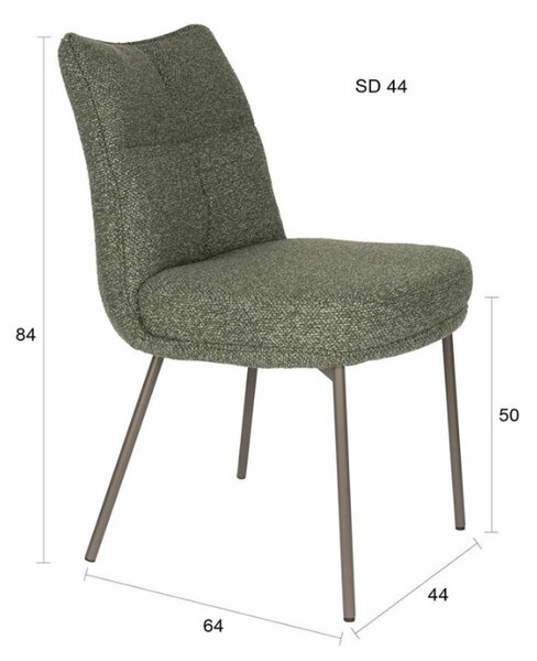 -25 % Dny MOMENTI– Housecraft Living Béžová čalouněná jídelní židle Jacques