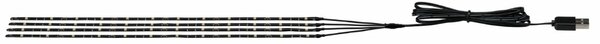 Paulmann Mobile Strip Parasol osvětlení slunečníku IP44 4ks sada, 4x40cm 942.08 P 94208