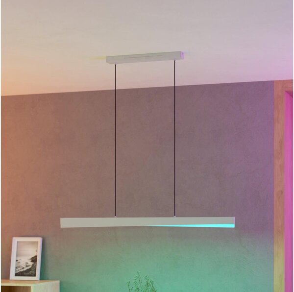 Eglo 901833 - LED RGBW Stmívatelný lustr na lanku BOLOGNANO-Z LED/19W/230V šedá