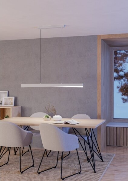 Eglo 901833 - LED RGBW Stmívatelný lustr na lanku BOLOGNANO-Z LED/19W/230V šedá